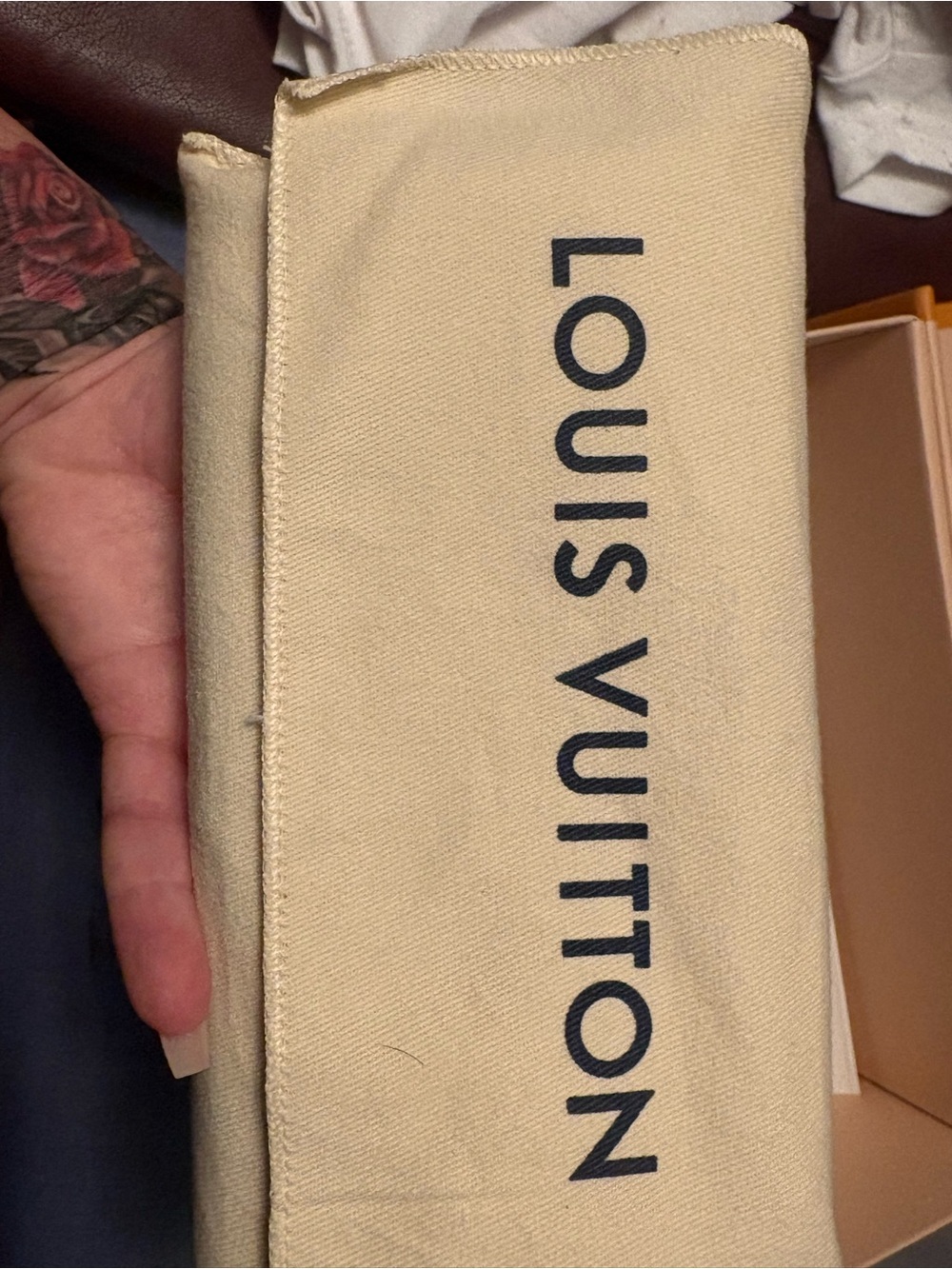 Louis Vuitton Brown & Gold Monogram Trifold Wallet - Picture 10 of 16